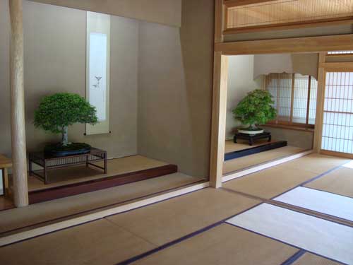 2 formal rooms in bonsai museum