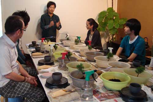 Sinajina class: Preparing plants for New Year's celebration